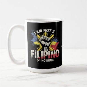 Taza De Café No Soy Filipino Para Nada Partidario De Duterte