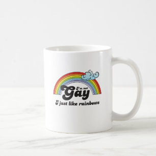 Taza De Café No soy gay oscuro