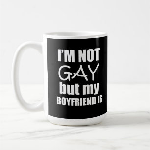 Taza De Café No soy gay pero mi novio es