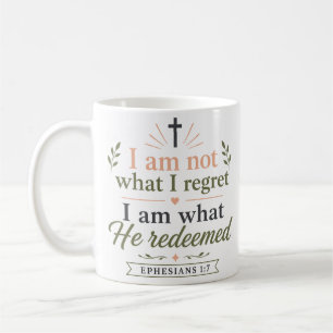 Taza De Café No Soy Lo Que Lamento Soy Lo Que Él Redimió Cita