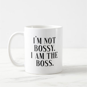 Taza De Café No Soy Mandona, Soy La Jefa Divertida Empoderante