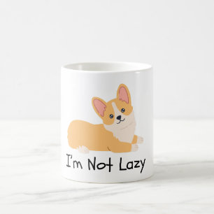Taza De Café No soy memes perezosos de perros