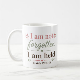 Taza De Café No Soy Olvidado Me Es Sostenido Consuelo Cristiano