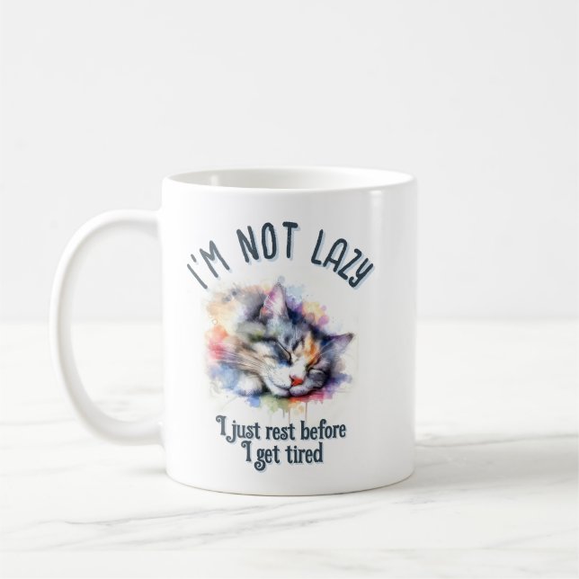 Taza De Café No soy perezoso (Izquierda)