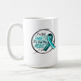 Taza De Café No soy perezoso es sólo mi cinta Verde azulada de 