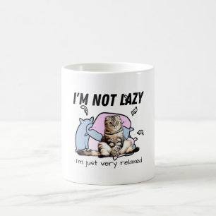 Taza De Café No soy perezoso - solo soy muy relajado - motivaci