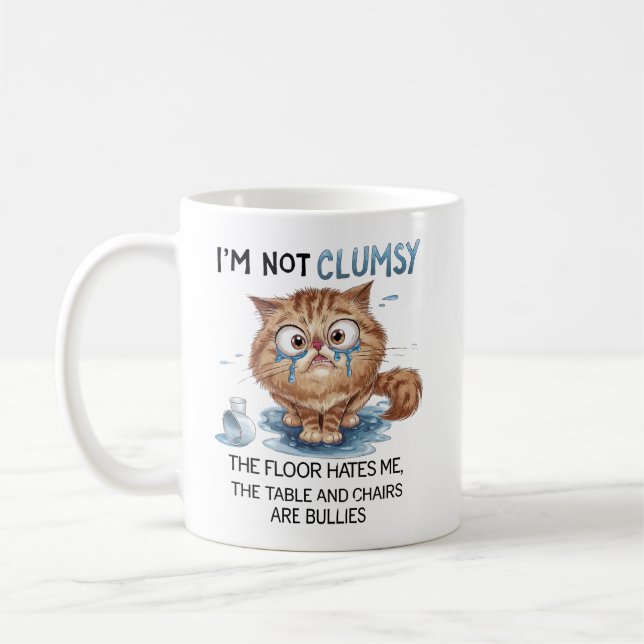 Taza De Café No soy torpe, el suelo me odia (Izquierda)