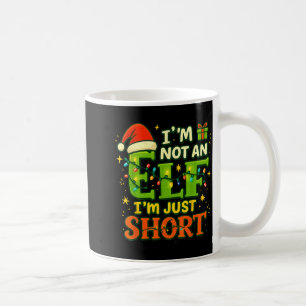 Taza De Café No soy un elfo, solo bajo divertido Navidad Xmas h