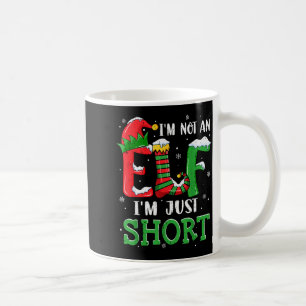 Taza De Café No Soy Un Elfo Soy Solo Bajo Divertida Navidad Mat