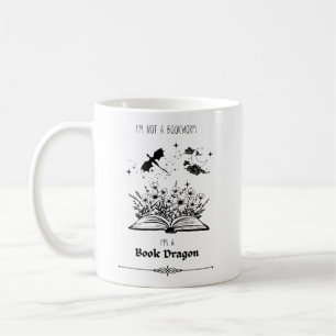 Taza De Café No soy un gusano de biblioteca soy un dragón de li
