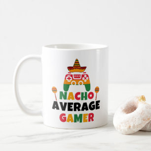 Taza De Café No soy un jugador promedio Gamer Mexicano Cinco De