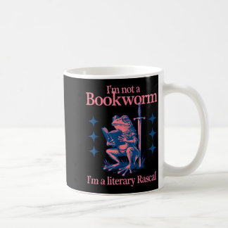 Taza De Café No soy un ratón de biblioteca, soy una rana bribon