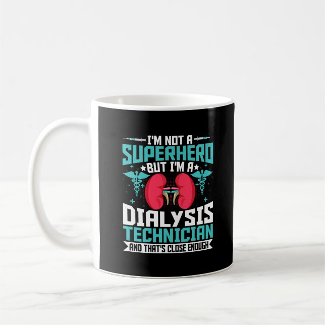 Taza De Café No soy un superhéroe sino una tecnología de diális (Izquierda)