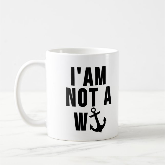 Taza De Café No soy un Wancaster - British Saying (Izquierda)