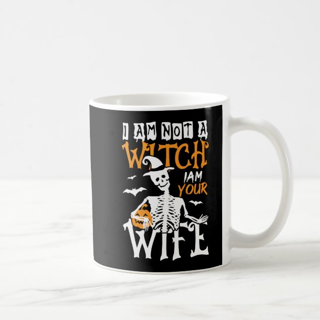 Taza De Café No Soy Una Bruja Soy Tu Esposa (Derecha)