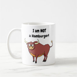 Taza De Café No soy una hamburguesa! - Vegetariano
