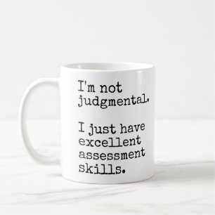 Taza De Café No soy una oficina graciosa del juicio