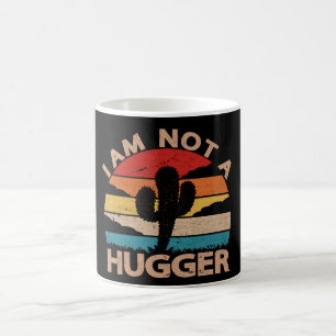 Taza De Café No Soy Una Persona Que Abraza Divertido Cactus Vin