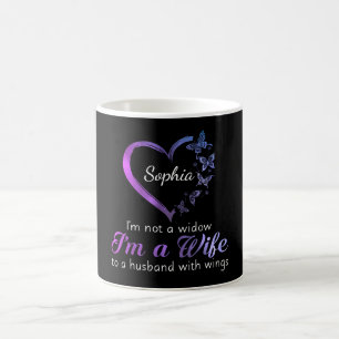 Taza De Café No soy una viuda, soy una esposa de un marido con 