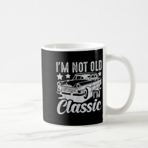 Taza De Café No Soy Viejo Im Clic Funny Car Vintage Mens & amp;