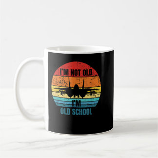 Taza De Café No soy viejo Soy avión de la vieja escuela F-14 To