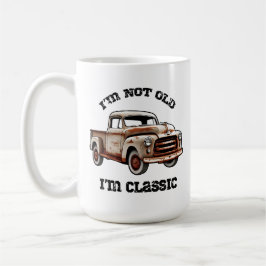 Taza De Café NO SOY VIEJO SOY CLÁSICO bestia de camioneta oxida