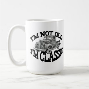 Taza De Café NO SOY VIEJO SOY CLÁSICO camión clásico coche clás
