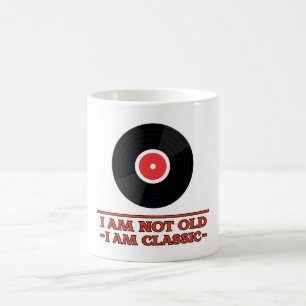 Taza De Café No soy viejo Soy el clásico Funny 50 cumpleaños