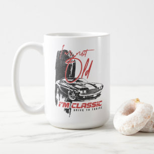Taza De Café No soy viejo Soy un clásico gráfico de coches dive