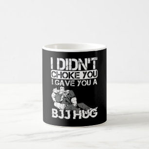 Taza De Café No te asfixió BJJ Hug Jiu Jitsu MMA Fight