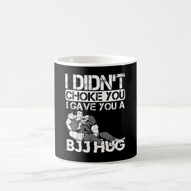 Taza De Café No te asfixió BJJ Hug Jiu Jitsu MMA Fight (Centro)