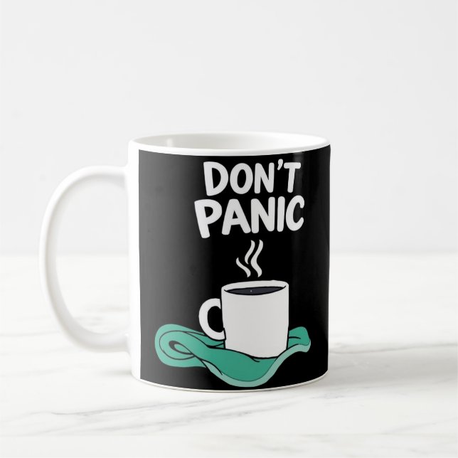 Taza De Café No te asustes con toalla (Izquierda)