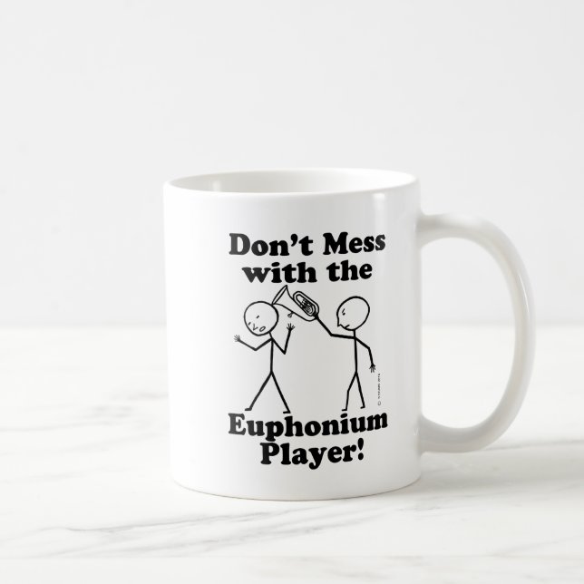 Taza De Café No te metas con el jugador de eufonio (Derecha)