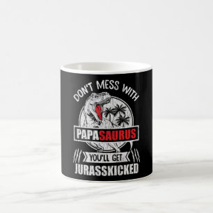 Taza De Café No te metas con papá Saurus, padre de familia de 