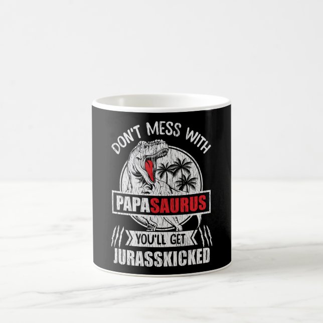 Taza De Café No te metas con papá Saurus, padre de familia de l (Centro)