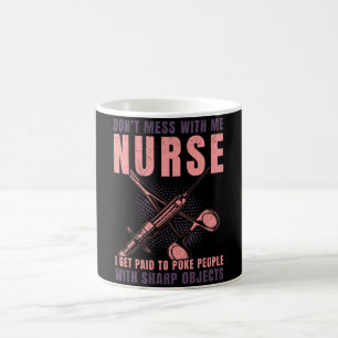 Taza De Café No te metas conmigo enfermera