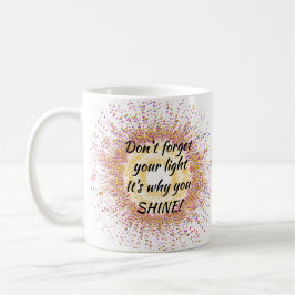 Taza De Café No te olvides tu confeti ligero
