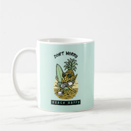 Taza De Café No Te Preocupes Playa Feliz – Piña Surfista Divert
