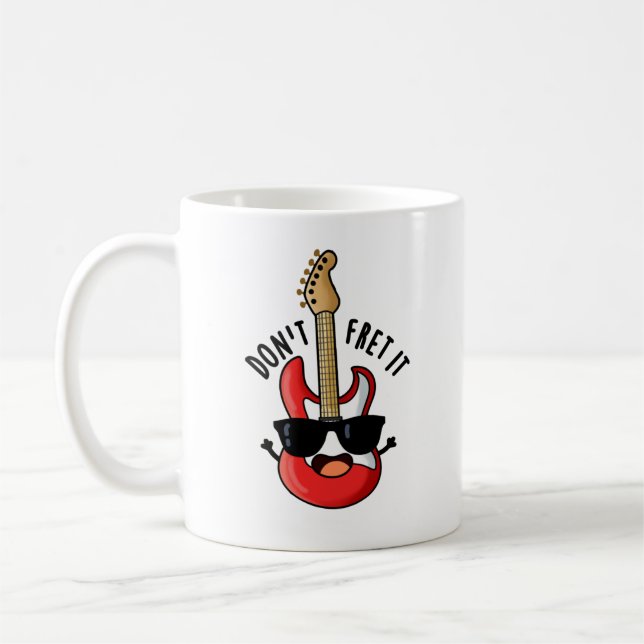 Taza De Café No te preocupes por el divertido juego de guitarra (Izquierda)