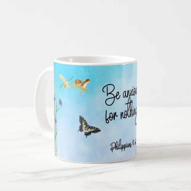 Taza De Café No te preocupes por nada filipinos 4:6 15 (Anverso izquierdo)