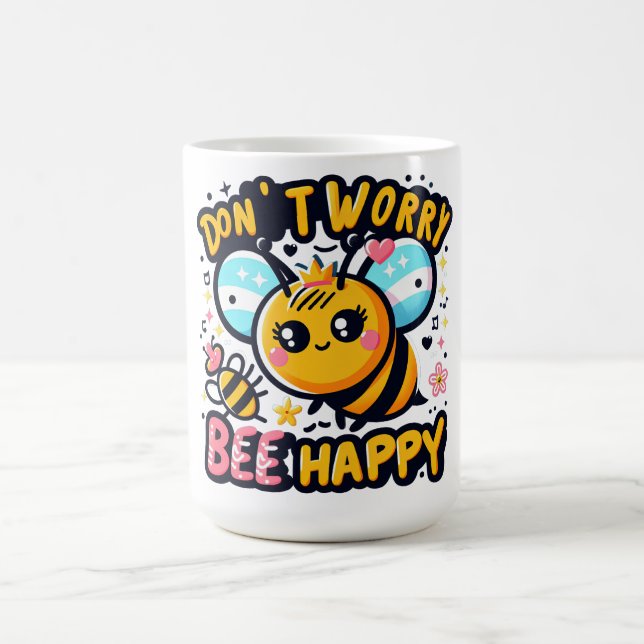 Taza De Café No te preocupes, sé feliz (Centro)
