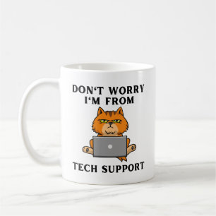 Taza De Café No te preocupes, soy de soporte técnico