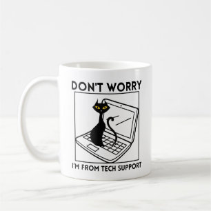 Taza De Café No te preocupes, soy de soporte técnico