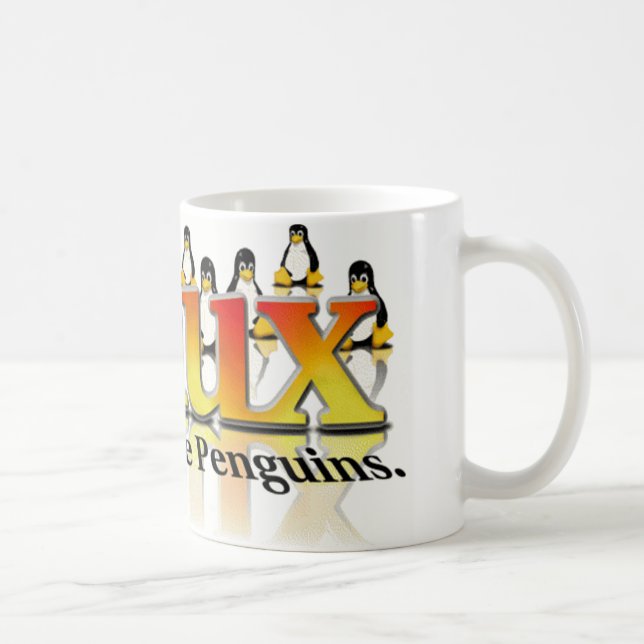 Taza De Café No tema los pingüinos (Derecha)