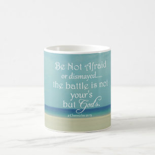 Taza De Café No teman a la Biblia Verso