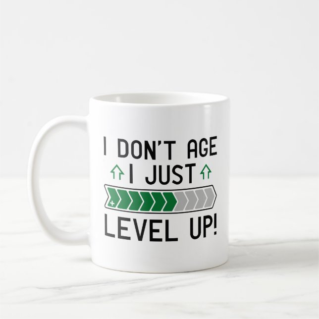 Taza De Café No tengo edad, solo me levanto (Izquierda)
