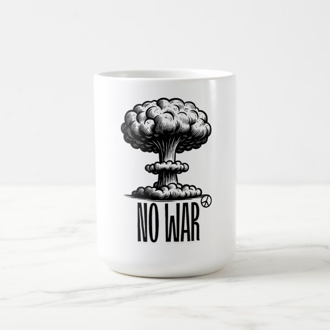 Taza De Café NO TO WAR Coffee Mug (Centro)