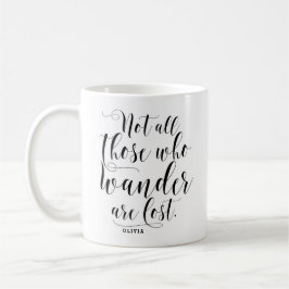 Taza De Café No Todos Los Que Despertan Son Mug Perdidos