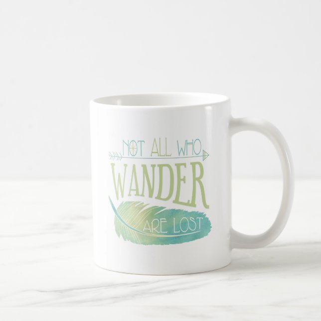 Taza De Café No todos que Wander se pierde (Derecha)