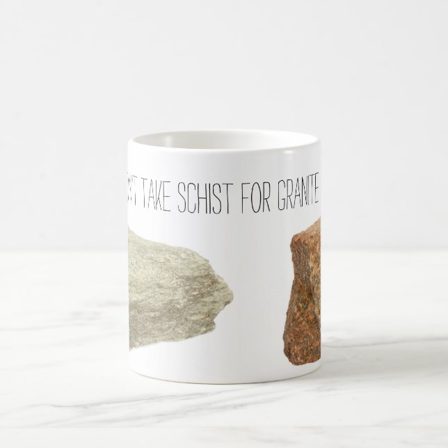 Taza De Café No tome el esquisto para el granito (Centro)